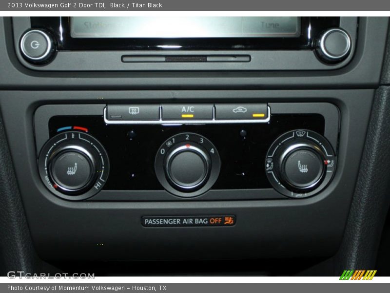 Black / Titan Black 2013 Volkswagen Golf 2 Door TDI