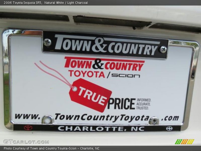 Natural White / Light Charcoal 2006 Toyota Sequoia SR5