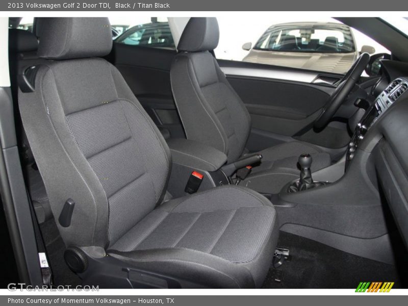 Black / Titan Black 2013 Volkswagen Golf 2 Door TDI
