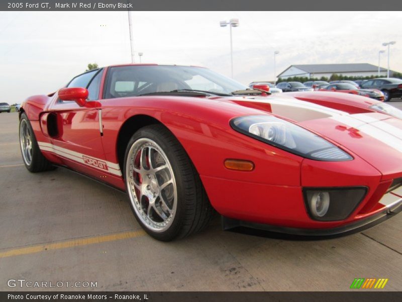 Mark IV Red / Ebony Black 2005 Ford GT