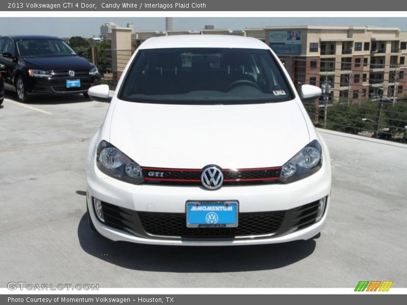 Candy White / Interlagos Plaid Cloth 2013 Volkswagen GTI 4 Door