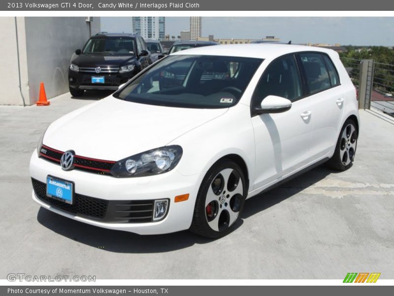 Candy White / Interlagos Plaid Cloth 2013 Volkswagen GTI 4 Door