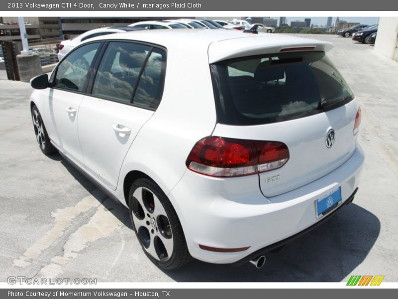 Candy White / Interlagos Plaid Cloth 2013 Volkswagen GTI 4 Door