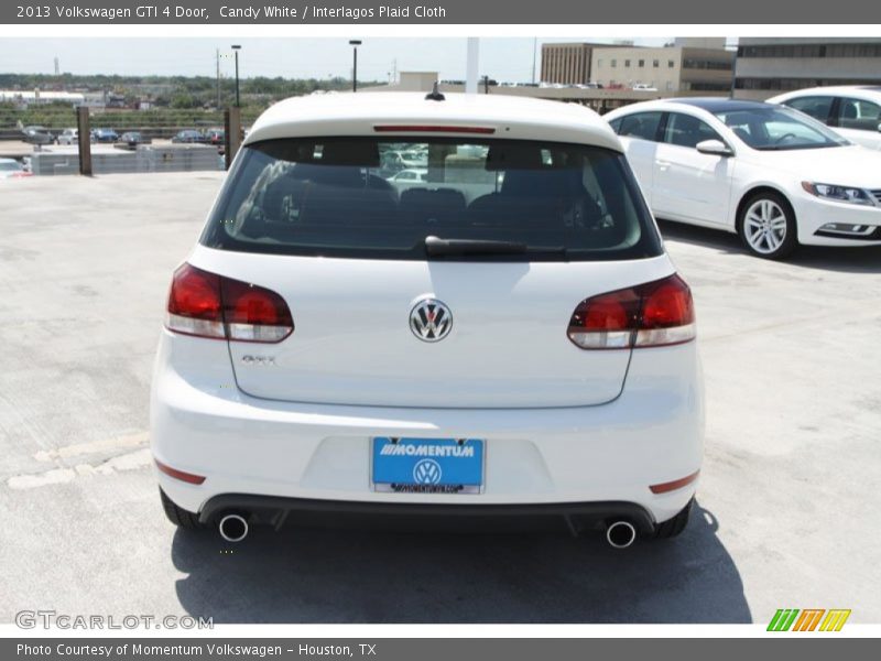 Candy White / Interlagos Plaid Cloth 2013 Volkswagen GTI 4 Door