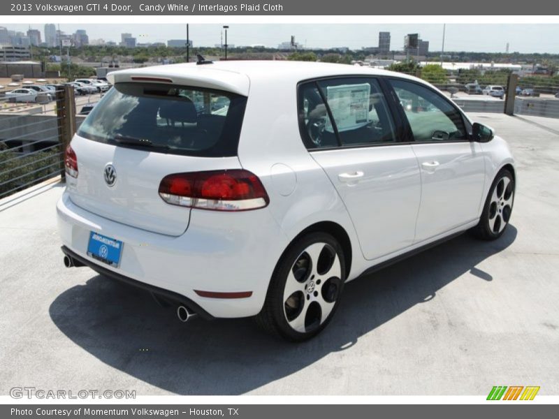 Candy White / Interlagos Plaid Cloth 2013 Volkswagen GTI 4 Door