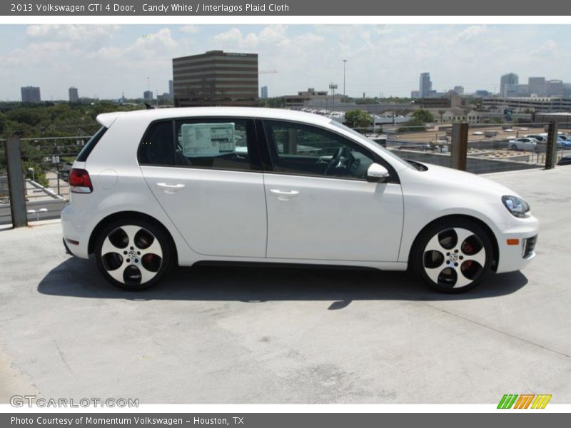 Candy White / Interlagos Plaid Cloth 2013 Volkswagen GTI 4 Door