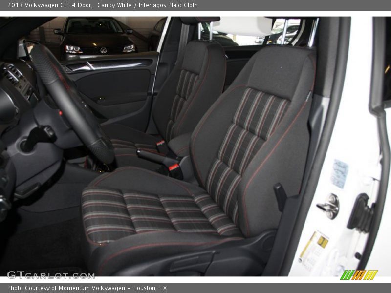 Candy White / Interlagos Plaid Cloth 2013 Volkswagen GTI 4 Door