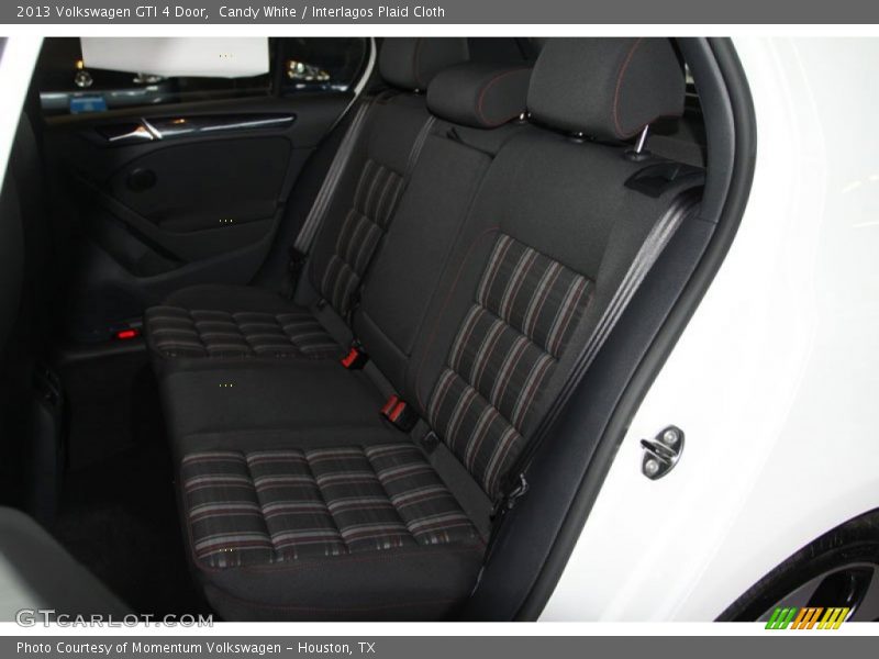 Candy White / Interlagos Plaid Cloth 2013 Volkswagen GTI 4 Door
