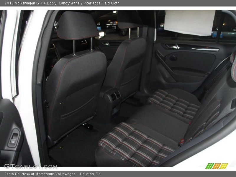 Candy White / Interlagos Plaid Cloth 2013 Volkswagen GTI 4 Door