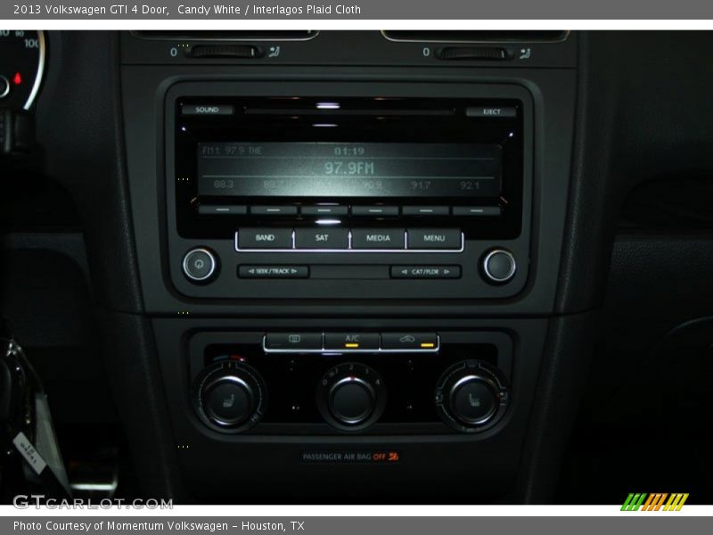 Candy White / Interlagos Plaid Cloth 2013 Volkswagen GTI 4 Door