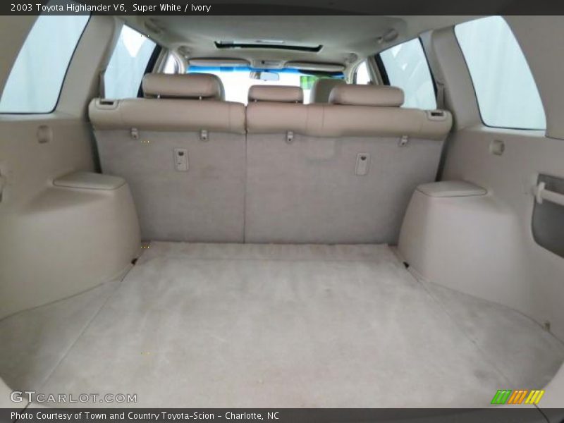 Super White / Ivory 2003 Toyota Highlander V6