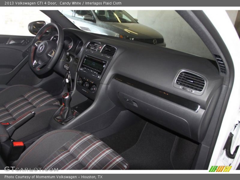 Candy White / Interlagos Plaid Cloth 2013 Volkswagen GTI 4 Door