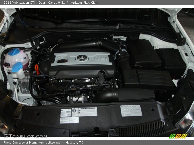 Candy White / Interlagos Plaid Cloth 2013 Volkswagen GTI 4 Door