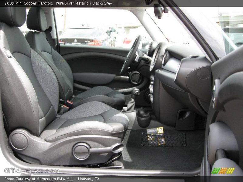 Pure Silver Metallic / Black/Grey 2009 Mini Cooper Hardtop