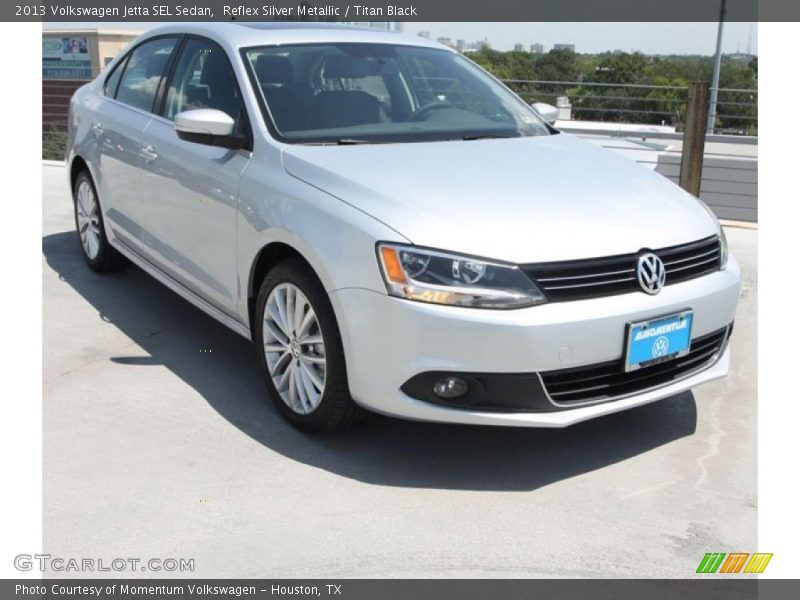 Reflex Silver Metallic / Titan Black 2013 Volkswagen Jetta SEL Sedan
