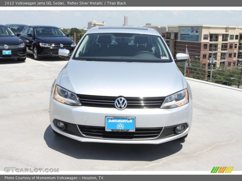 Reflex Silver Metallic / Titan Black 2013 Volkswagen Jetta SEL Sedan