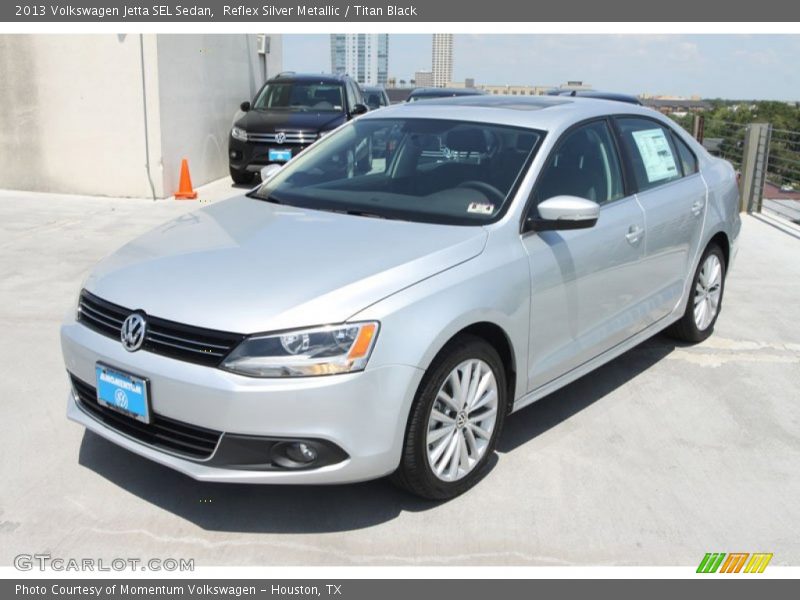 Reflex Silver Metallic / Titan Black 2013 Volkswagen Jetta SEL Sedan