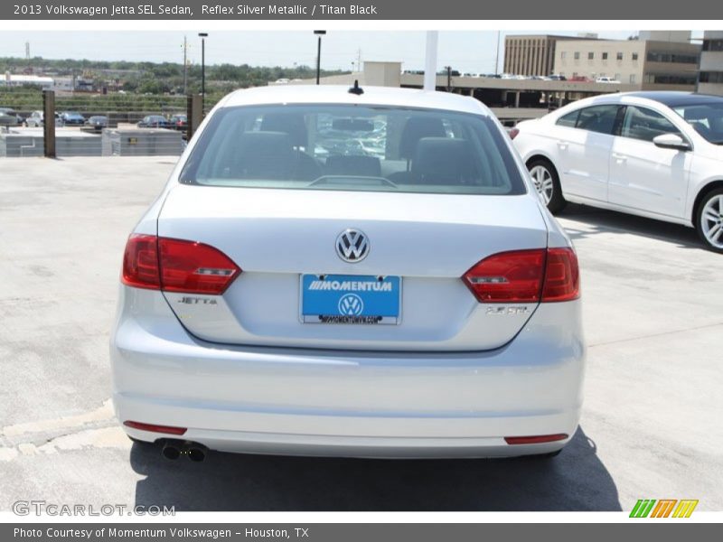 Reflex Silver Metallic / Titan Black 2013 Volkswagen Jetta SEL Sedan