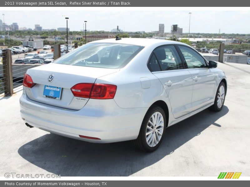 Reflex Silver Metallic / Titan Black 2013 Volkswagen Jetta SEL Sedan