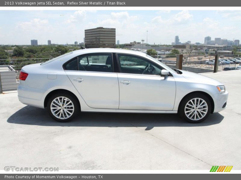 Reflex Silver Metallic / Titan Black 2013 Volkswagen Jetta SEL Sedan