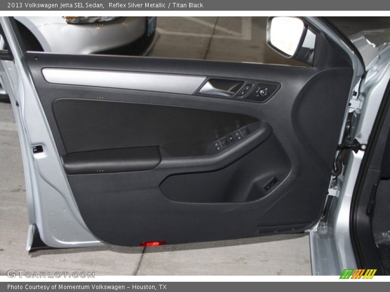 Reflex Silver Metallic / Titan Black 2013 Volkswagen Jetta SEL Sedan