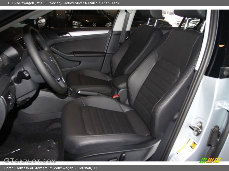 Reflex Silver Metallic / Titan Black 2013 Volkswagen Jetta SEL Sedan