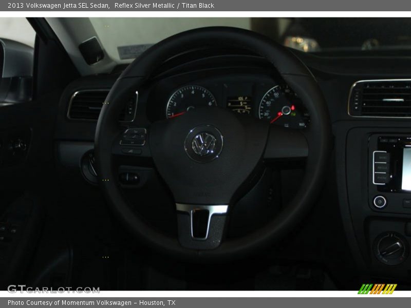 Reflex Silver Metallic / Titan Black 2013 Volkswagen Jetta SEL Sedan