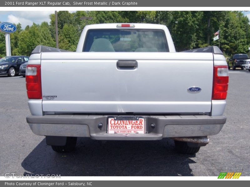 Silver Frost Metallic / Dark Graphite 2001 Ford Ranger XLT Regular Cab