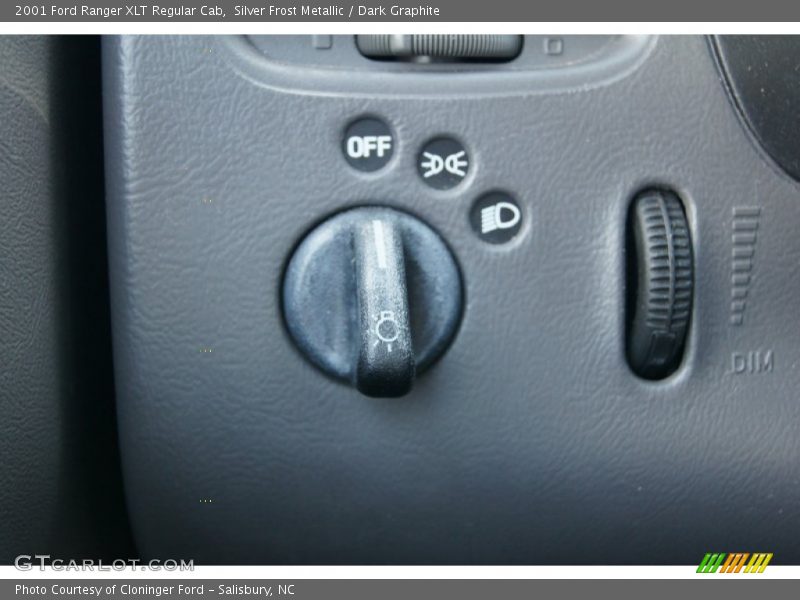 Controls of 2001 Ranger XLT Regular Cab