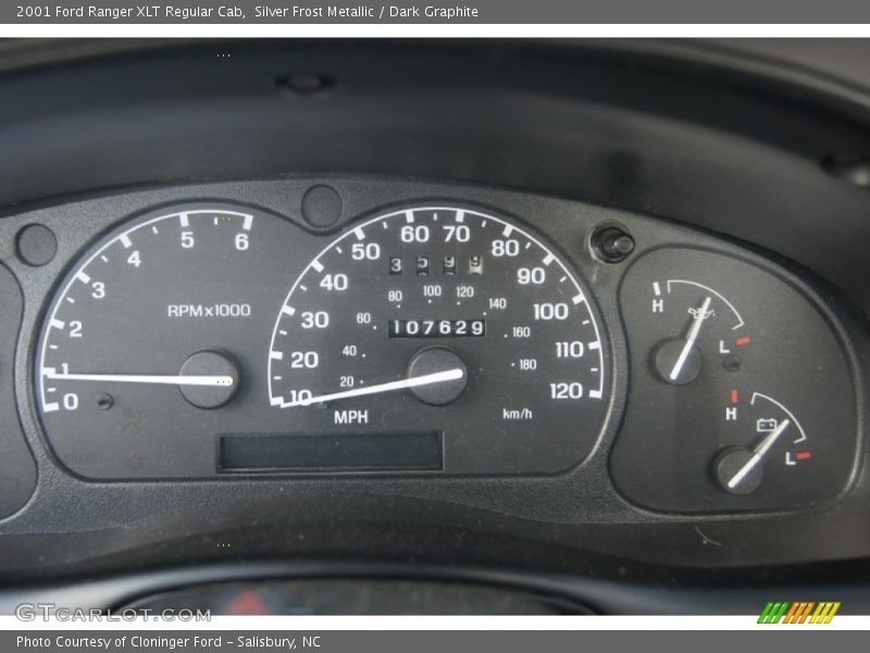  2001 Ranger XLT Regular Cab XLT Regular Cab Gauges