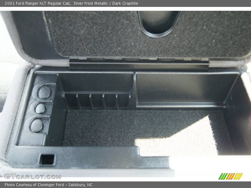 Silver Frost Metallic / Dark Graphite 2001 Ford Ranger XLT Regular Cab