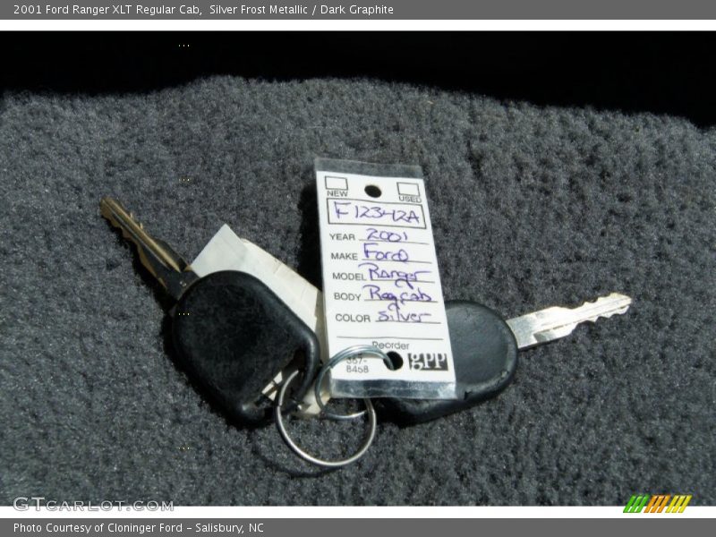 Keys of 2001 Ranger XLT Regular Cab
