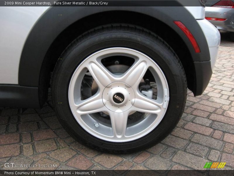 Pure Silver Metallic / Black/Grey 2009 Mini Cooper Hardtop