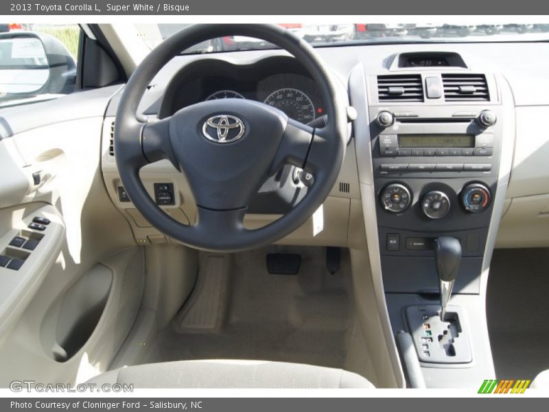 Super White / Bisque 2013 Toyota Corolla L