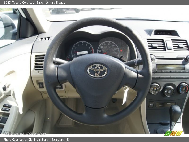 Super White / Bisque 2013 Toyota Corolla L