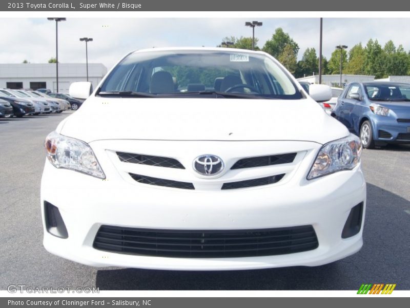 Super White / Bisque 2013 Toyota Corolla L