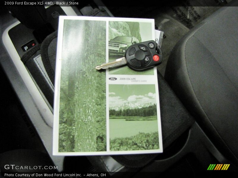 Black / Stone 2009 Ford Escape XLS 4WD