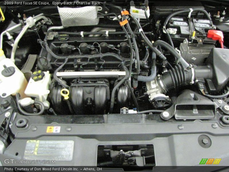 Ebony Black / Charcoal Black 2009 Ford Focus SE Coupe