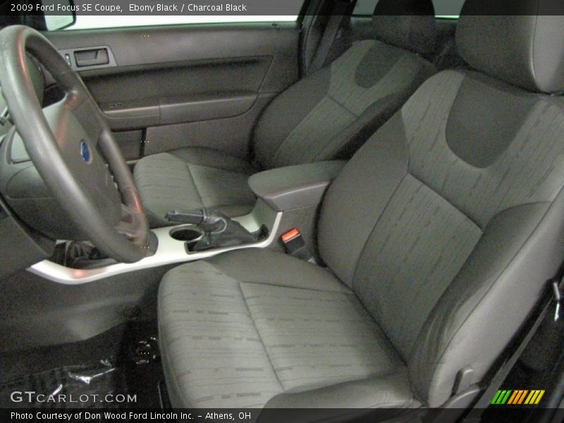 Ebony Black / Charcoal Black 2009 Ford Focus SE Coupe