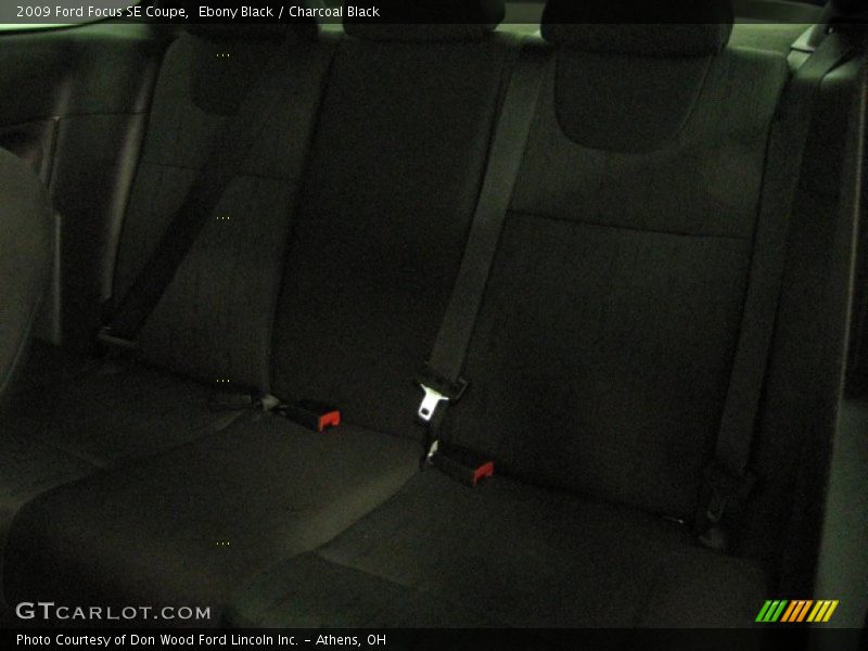 Ebony Black / Charcoal Black 2009 Ford Focus SE Coupe