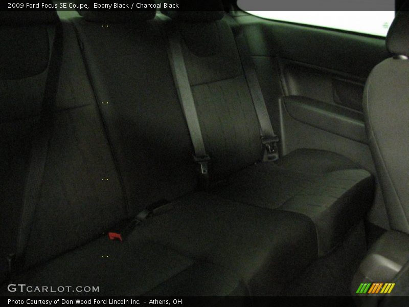 Ebony Black / Charcoal Black 2009 Ford Focus SE Coupe