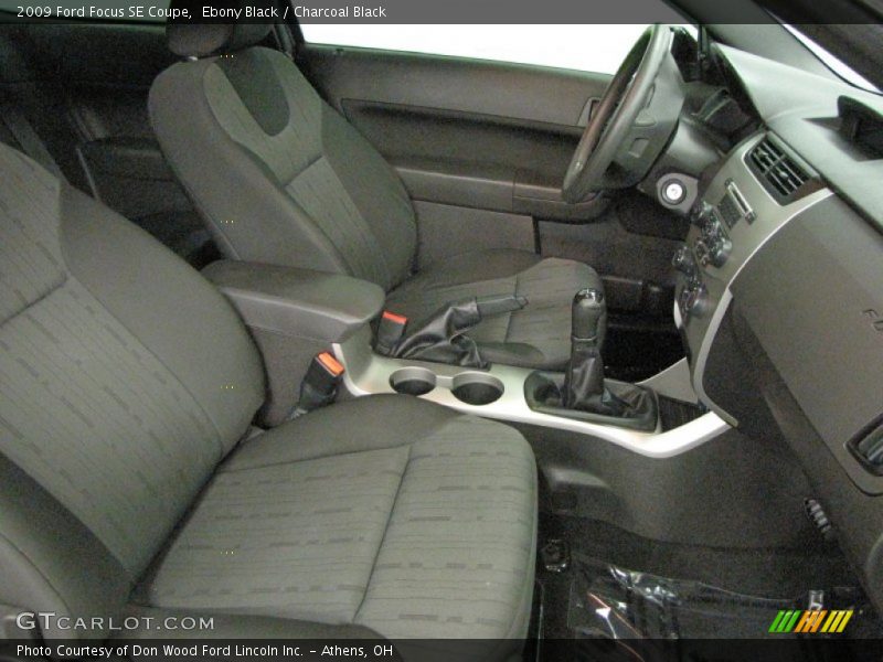 Ebony Black / Charcoal Black 2009 Ford Focus SE Coupe