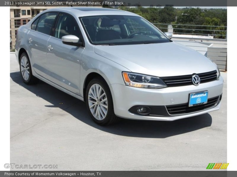 Reflex Silver Metallic / Titan Black 2013 Volkswagen Jetta SEL Sedan