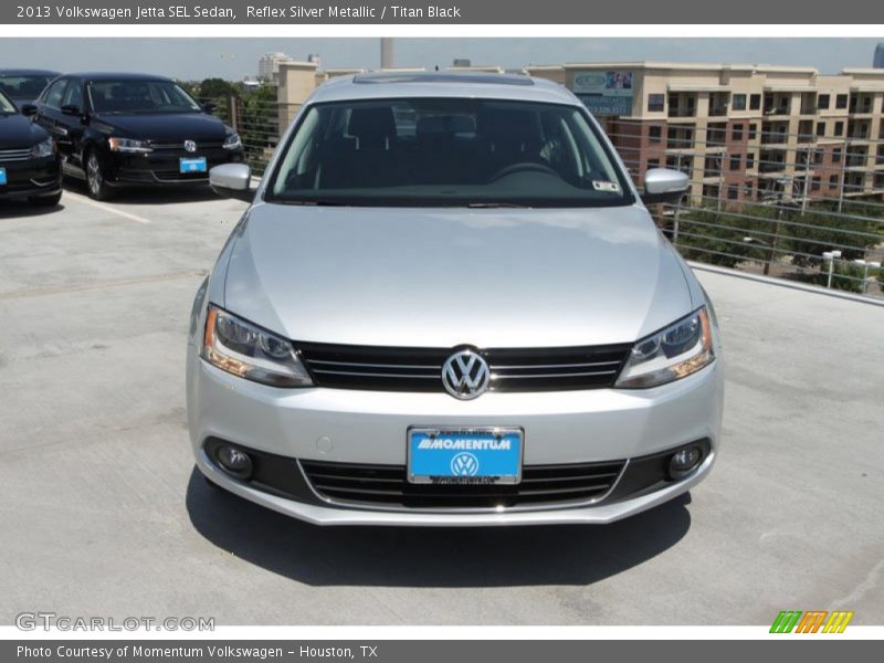 Reflex Silver Metallic / Titan Black 2013 Volkswagen Jetta SEL Sedan