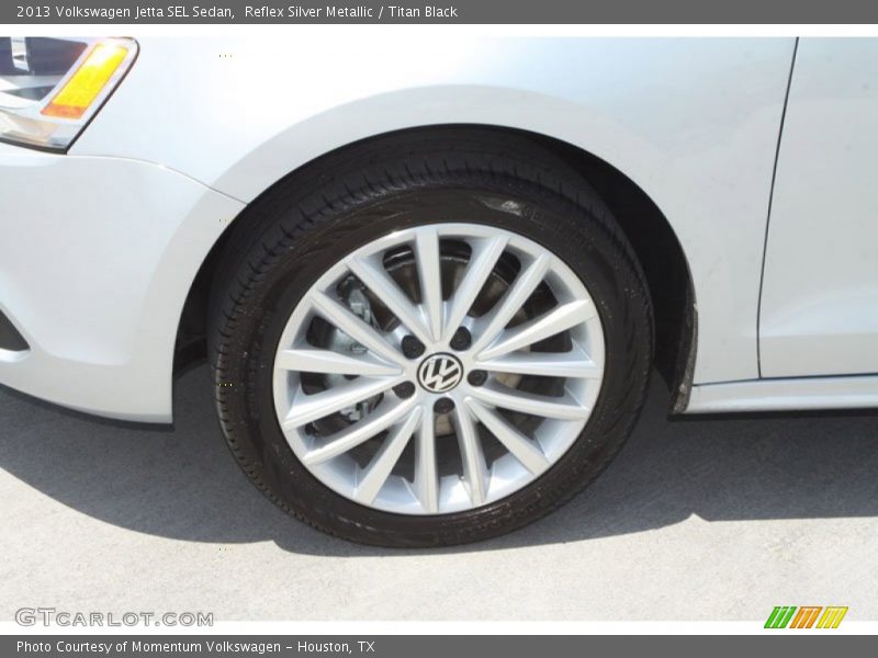 Reflex Silver Metallic / Titan Black 2013 Volkswagen Jetta SEL Sedan