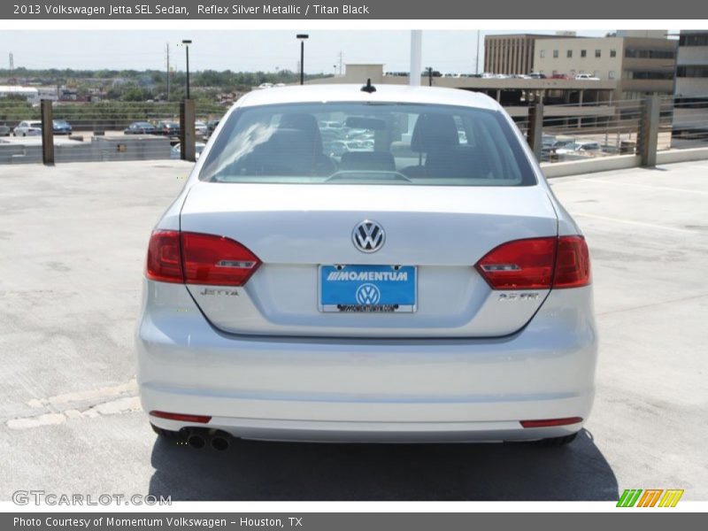 Reflex Silver Metallic / Titan Black 2013 Volkswagen Jetta SEL Sedan