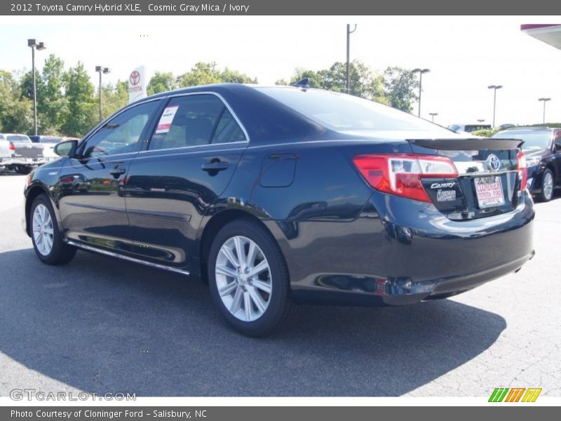 Cosmic Gray Mica / Ivory 2012 Toyota Camry Hybrid XLE