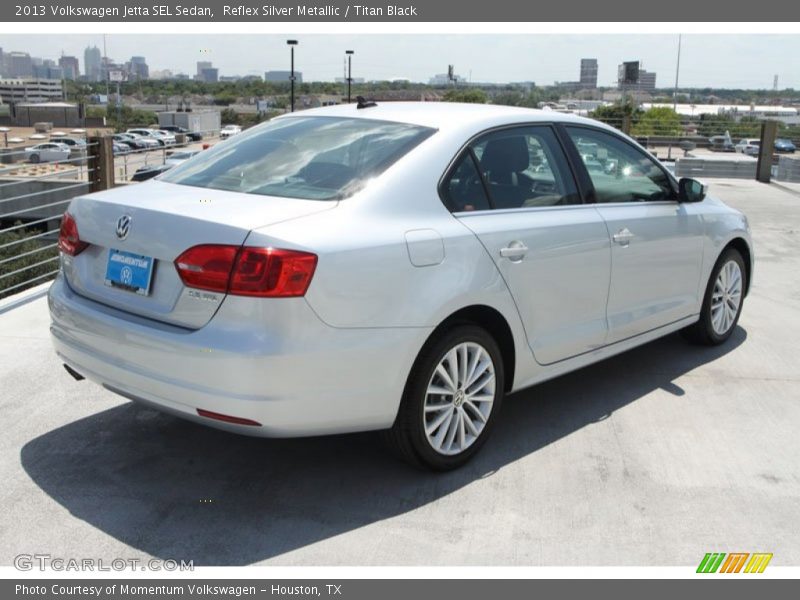 Reflex Silver Metallic / Titan Black 2013 Volkswagen Jetta SEL Sedan