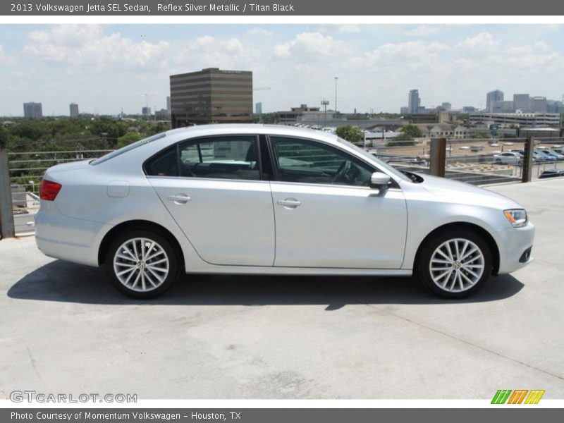 Reflex Silver Metallic / Titan Black 2013 Volkswagen Jetta SEL Sedan