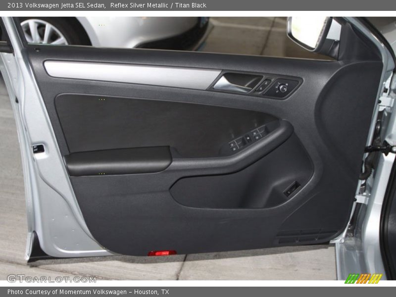 Reflex Silver Metallic / Titan Black 2013 Volkswagen Jetta SEL Sedan